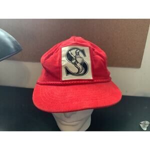 Copied - Slug Logo Hat Cap Men’s Adjustable Red Snapback